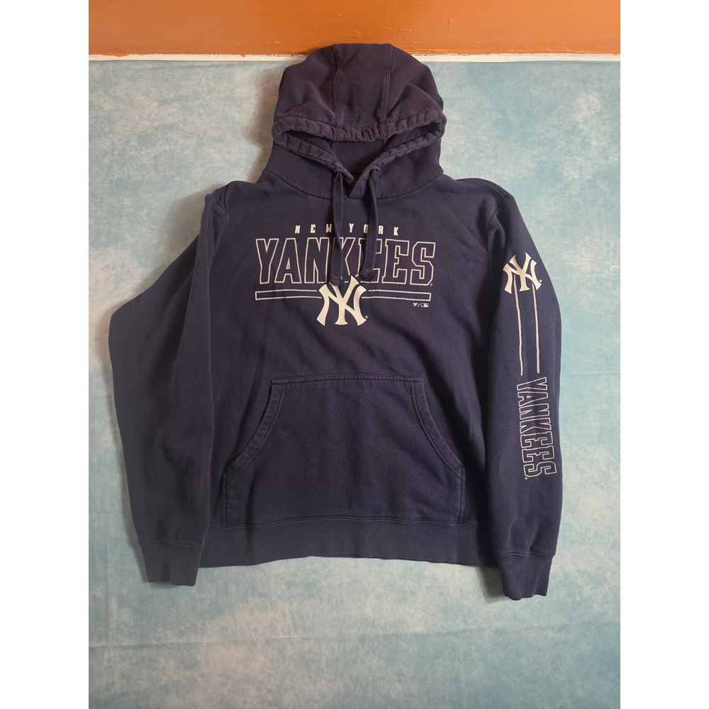 officially license fanatics modern NY yankees pullover fleece hoodie sizelarge